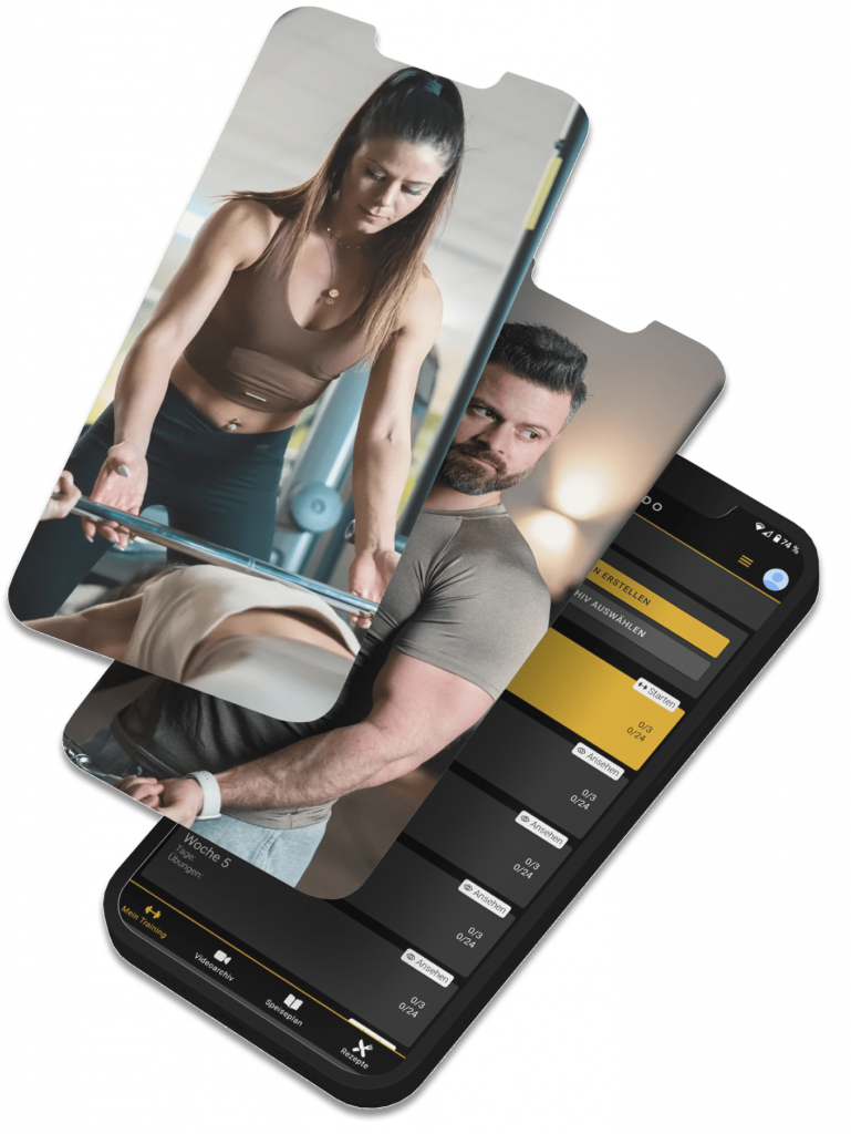 Yukado App Interface – Dein mobiler Fitnessbegleiter